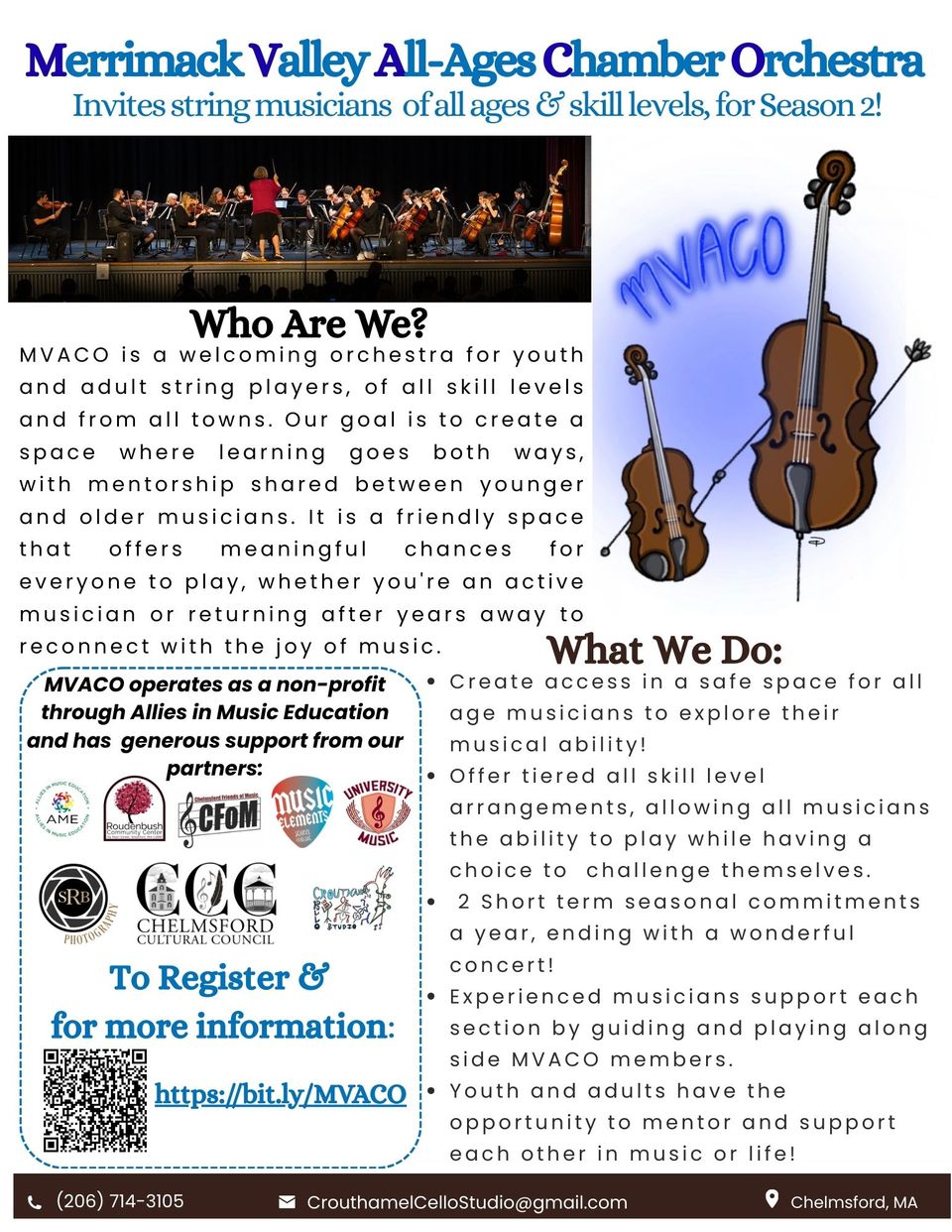 All ages orchestra listing