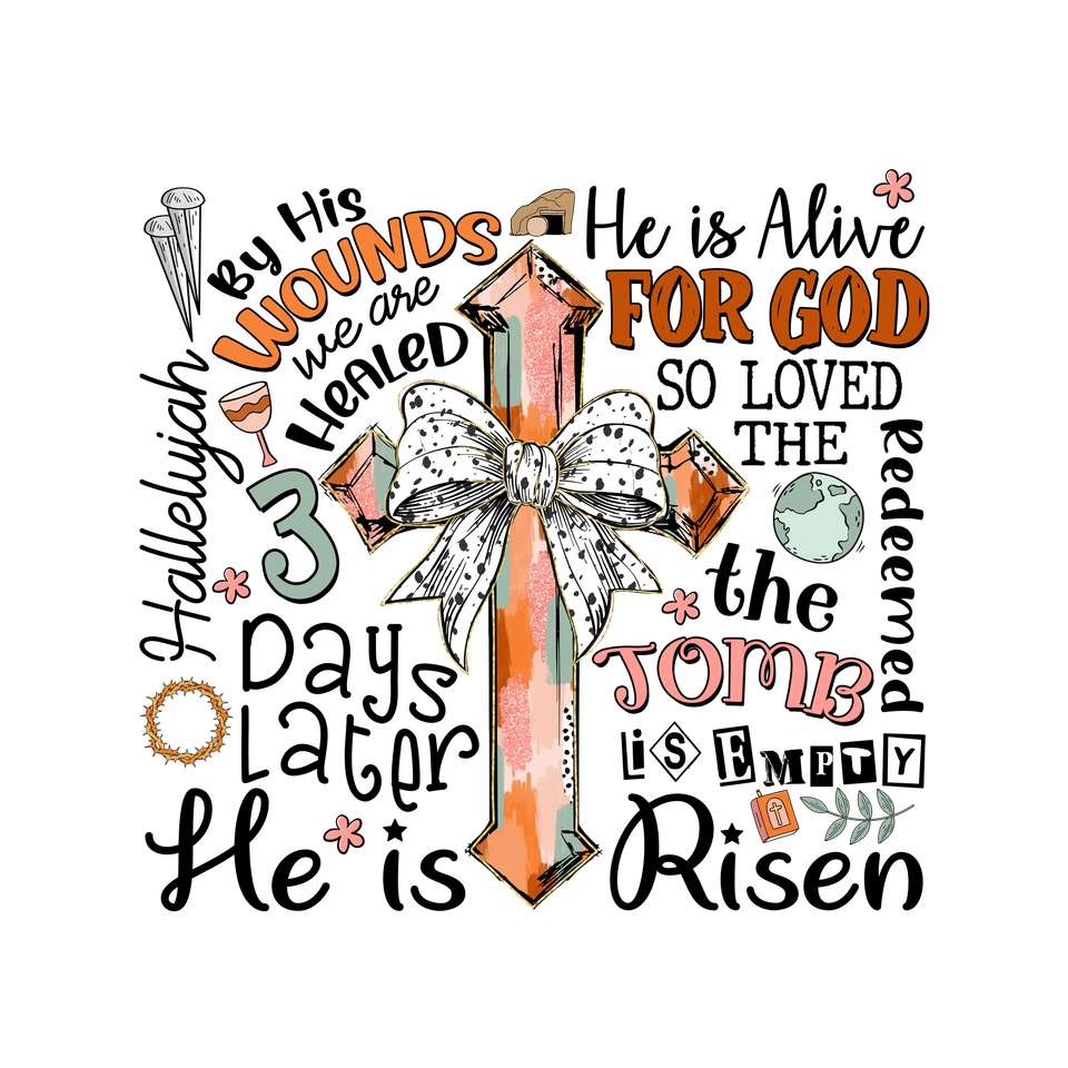 Seasons   easter words with cross