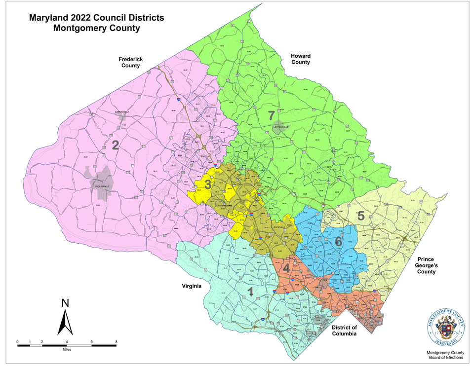 Maryland council districts from dan cuda