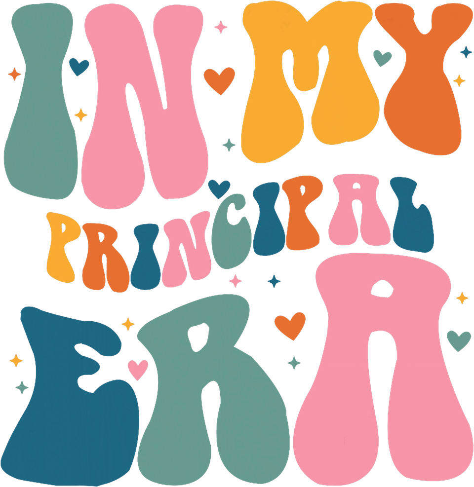 Profession   principal in my principal era funny groovy color 