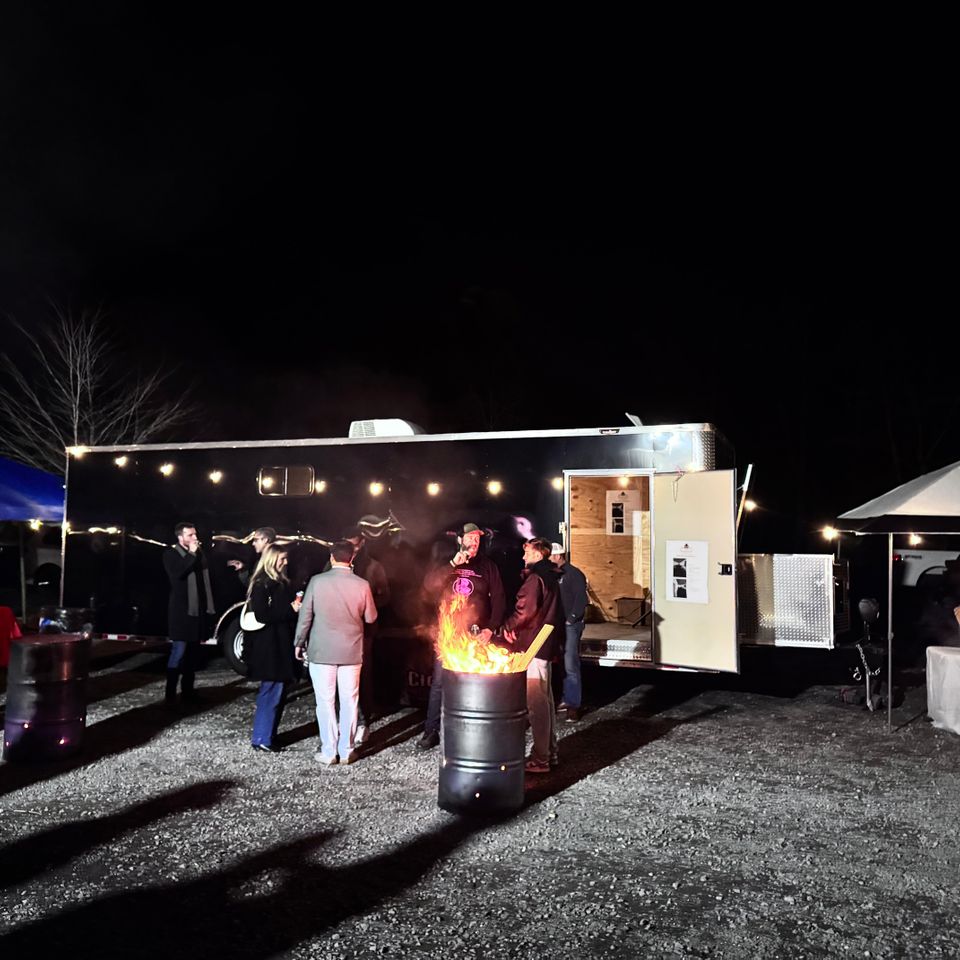 Trailer lit up