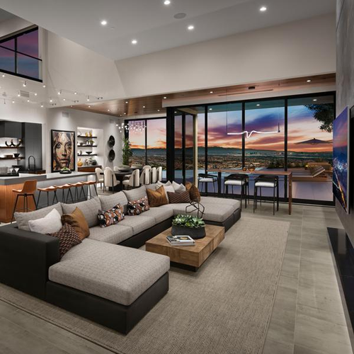 Luxury Las Vegas home interior professionally presented for the real estate market