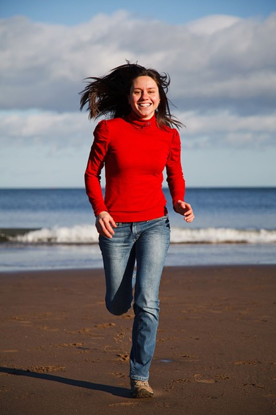 Woman on the beach