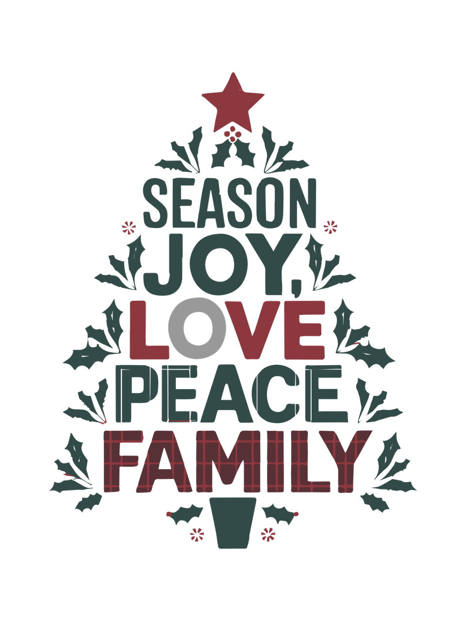 Seasons   christmas season joy love peace family tree 35