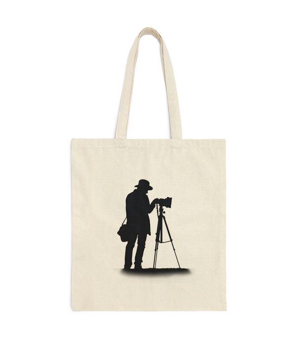 Man photo front tote