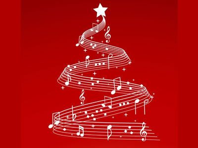 Christmas music tree