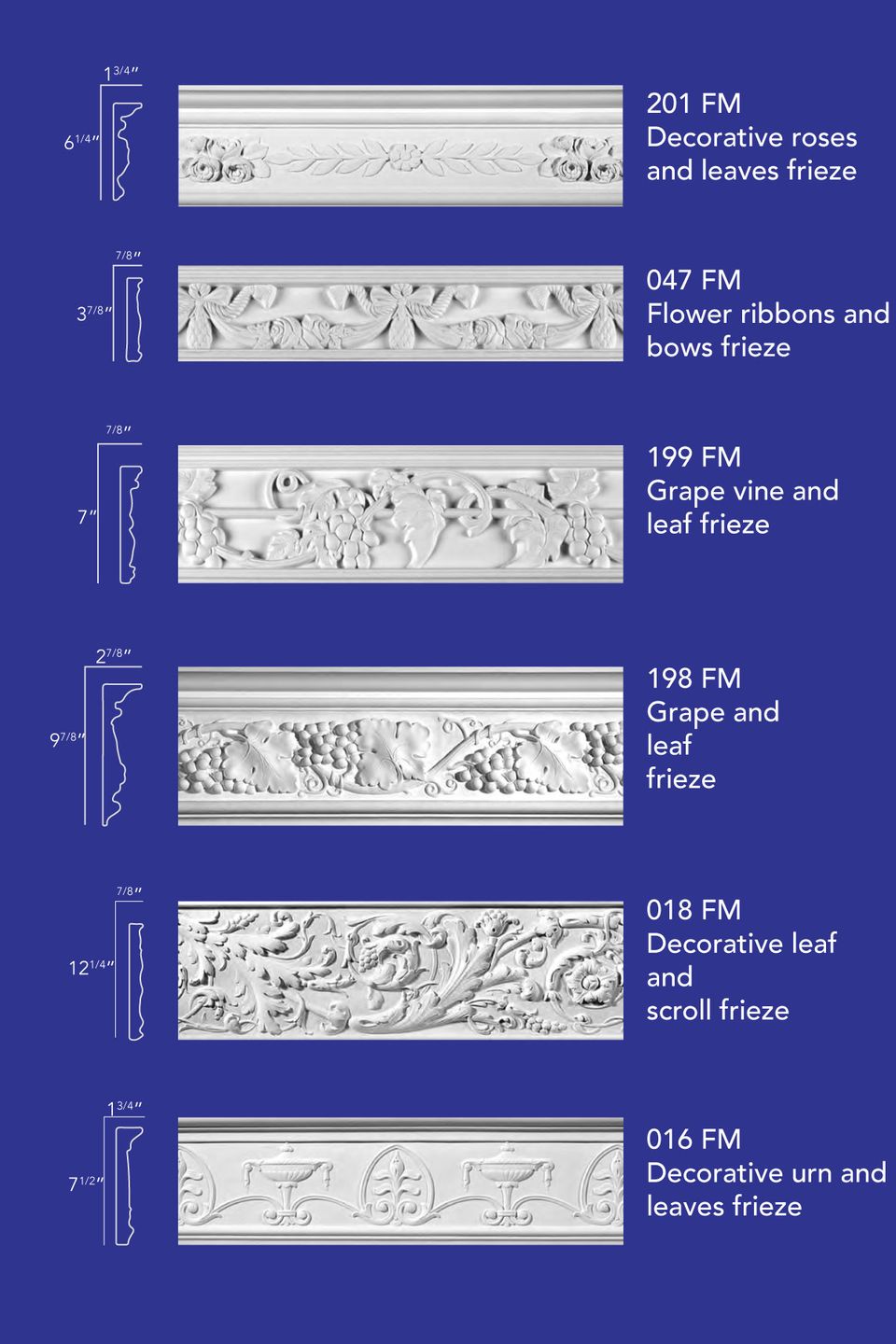 Alta frieze moulding 1