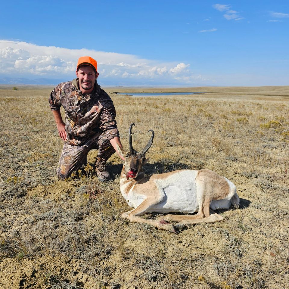 Jared Gibble of Wrightsville, shot this antelope at 621 yards 