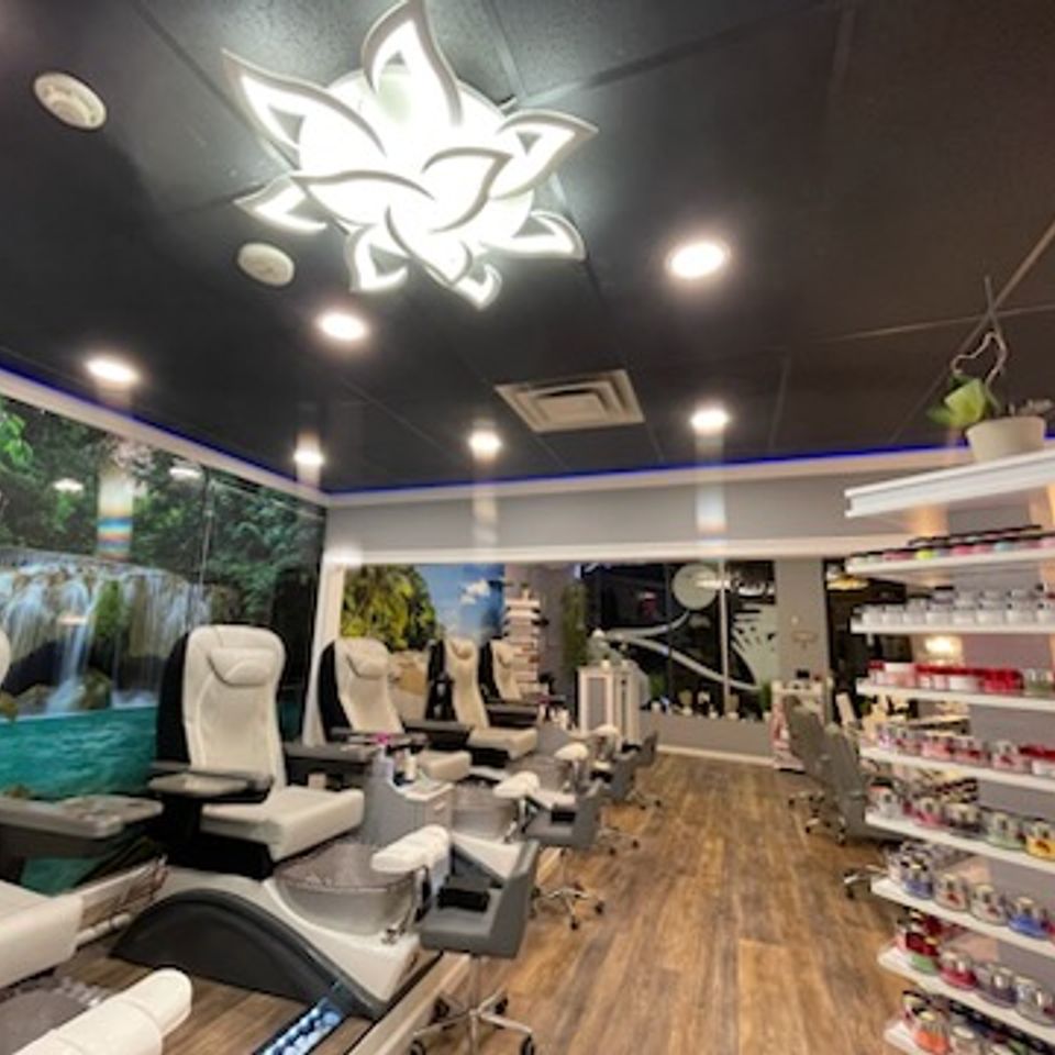 A wide shot of Nail Lovers Nail Salon in Sound Beach