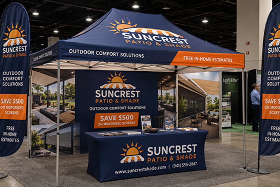 The top printing trade show booth
