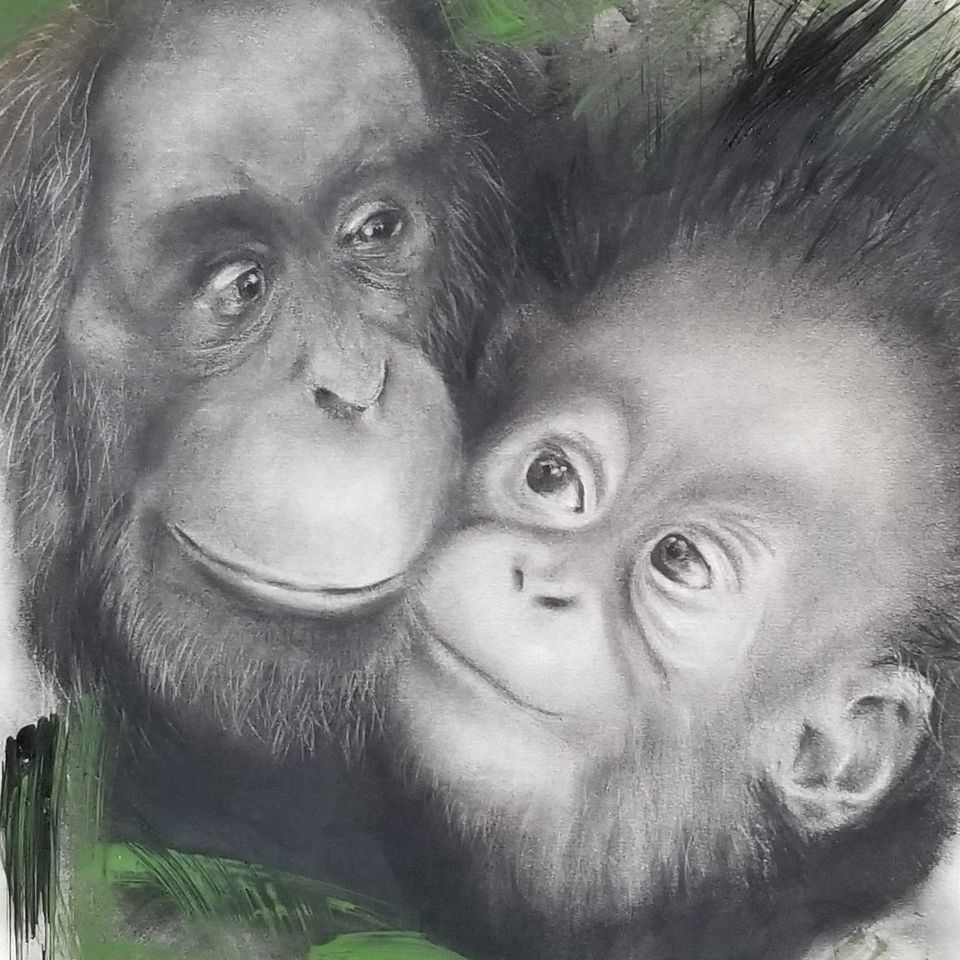 Mama - Charcoal (11x14)