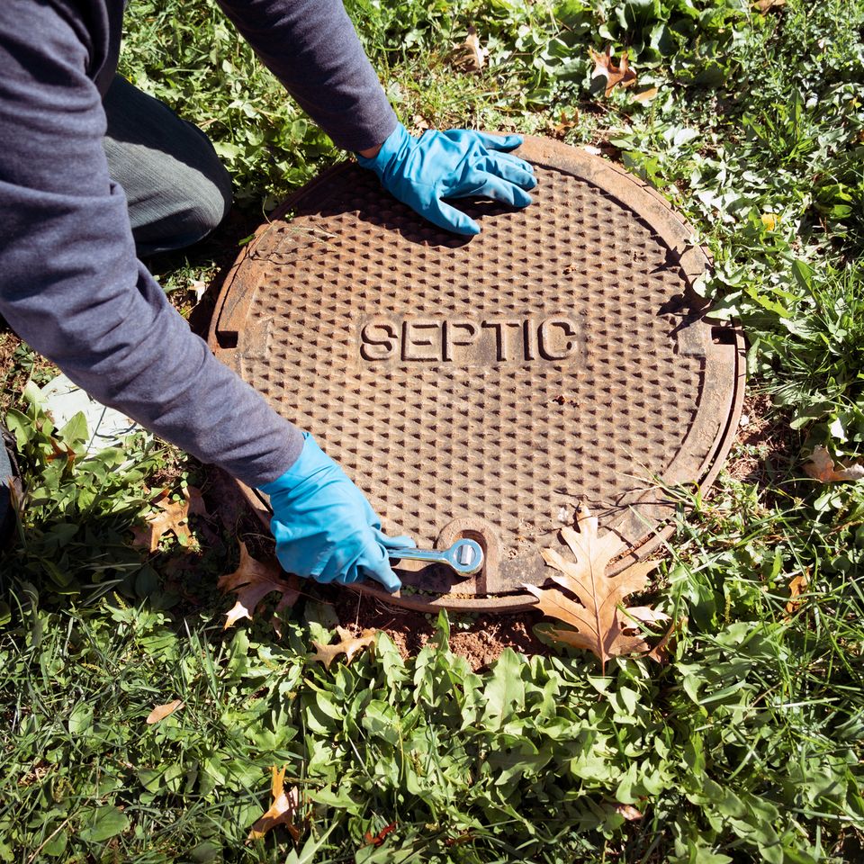 Septic tank inspection