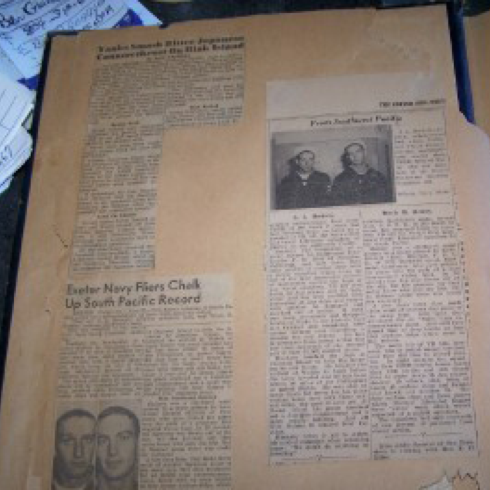 Wwii log diary scrap books g1 navy jacket  a.l.huckaby files320170912 21035 jmjkyi