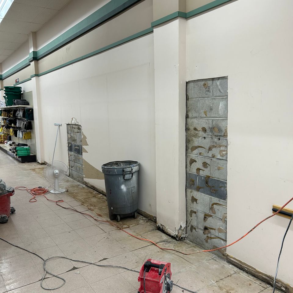 Old floor and wall