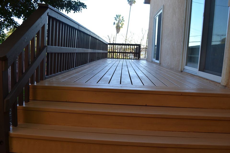 Wood deck   los angeles