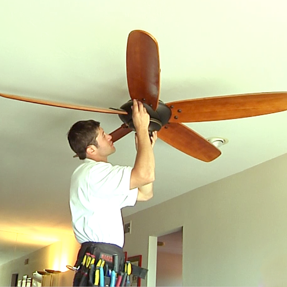 Ceiling fan installation service