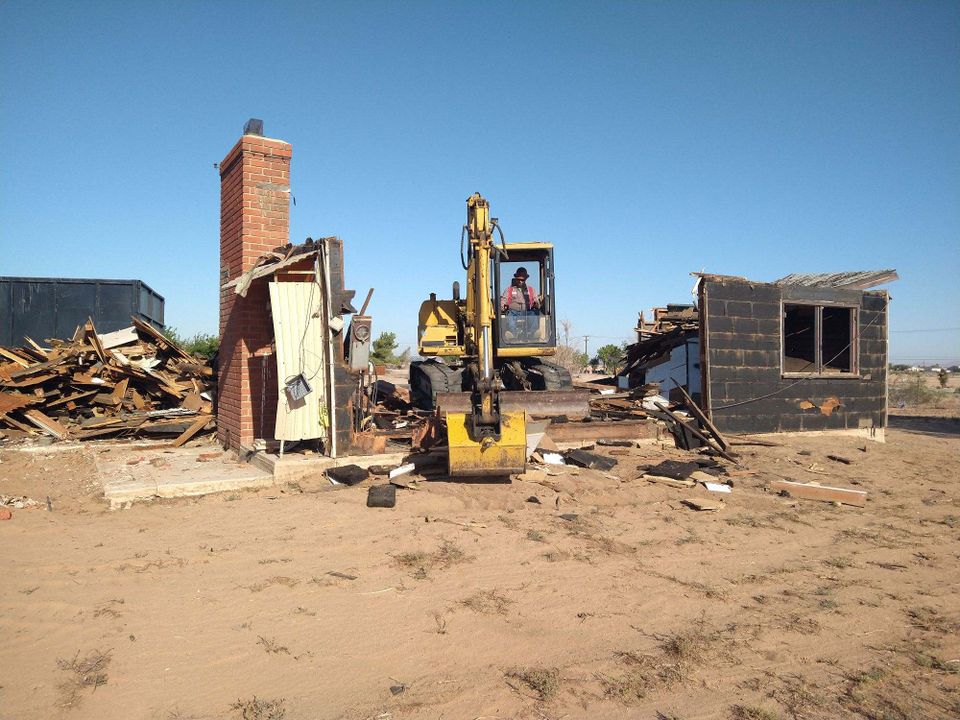 Image of home that was too far gone to save.