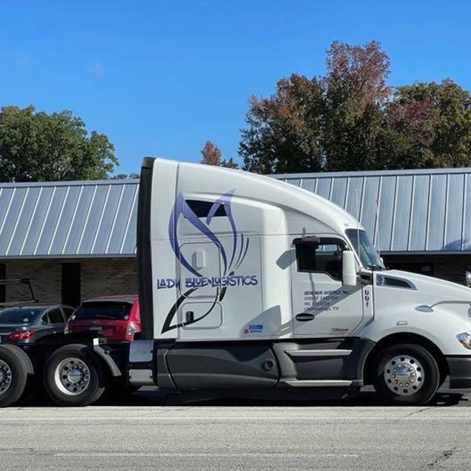 Logistics truck wrap