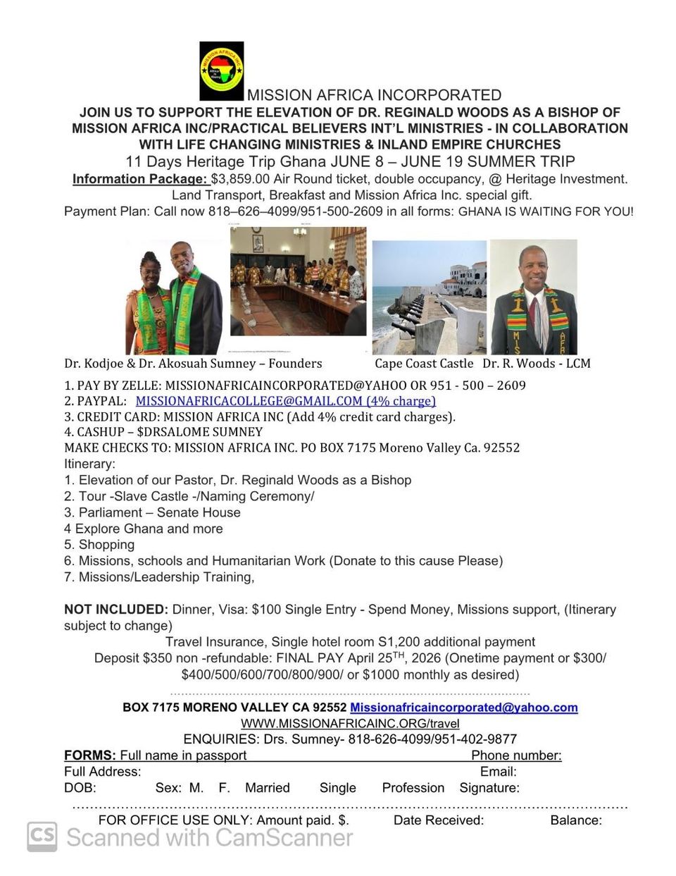 Missionafricatriptoghana 2026