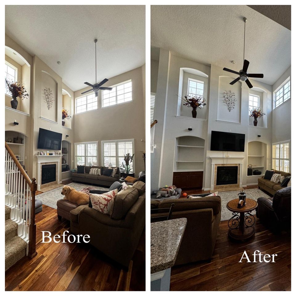 We show living room