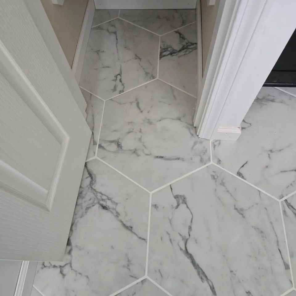 custom tile work, custom tiling, tile installation by ers construction, tile installer raleigh nc