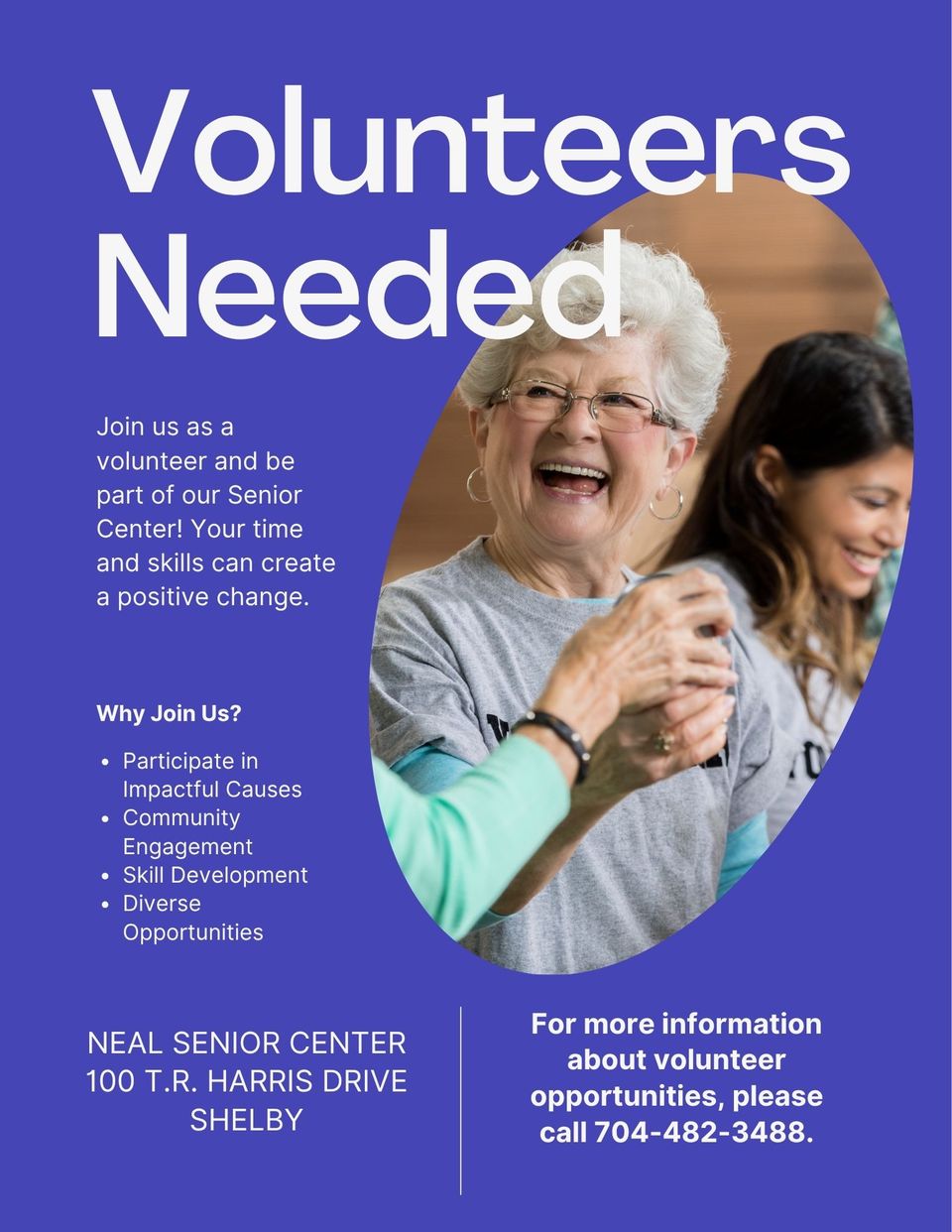 Volunteers needed may 2026
