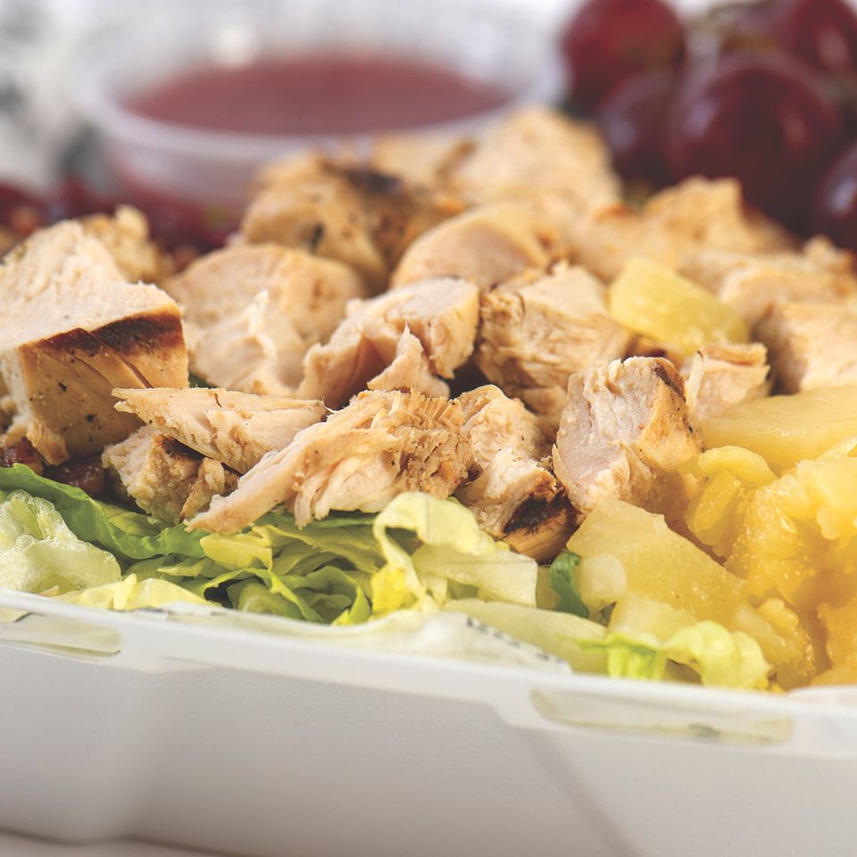 Tuna on lettuce