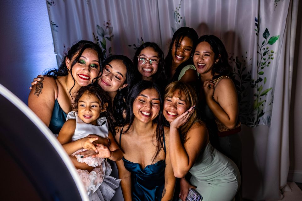 Young ladies pose for a group photograph with an a 2024 04 08 18 53 33 utc