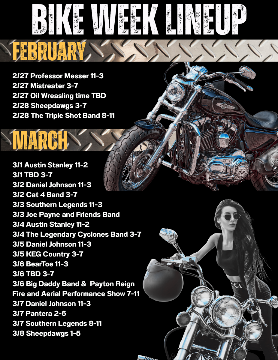 Bike week 26 lineup (1)