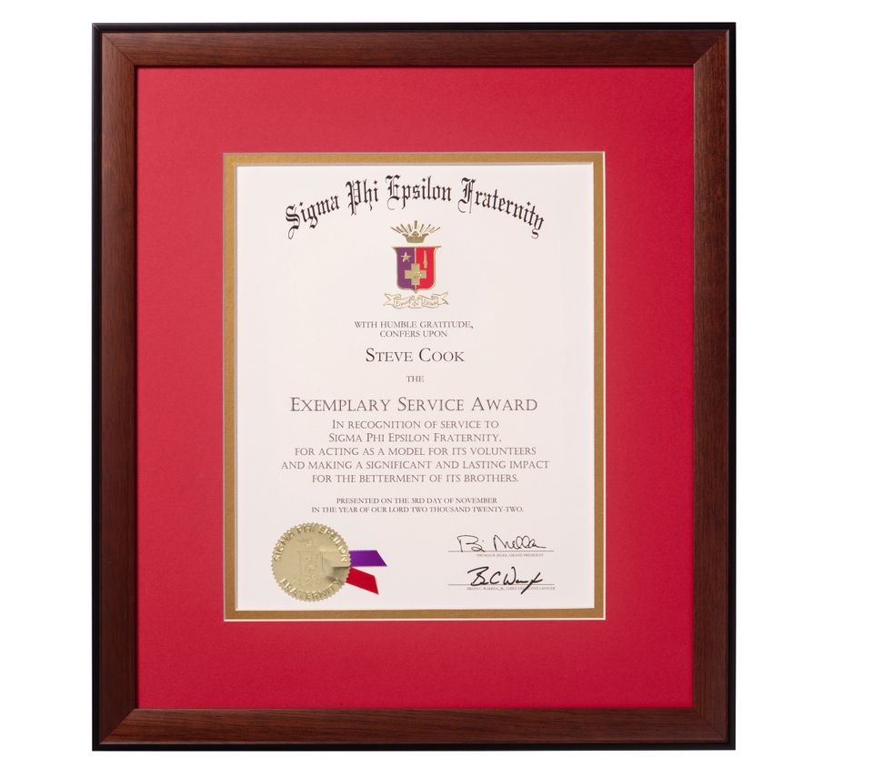 Spe exemp service framed