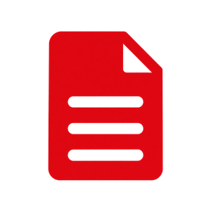 Red folded corner document icon 3 (1)