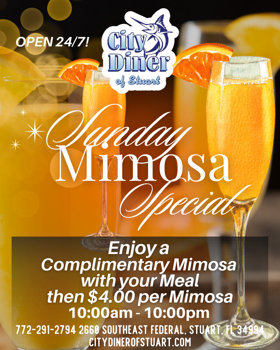 City diner mimosa special