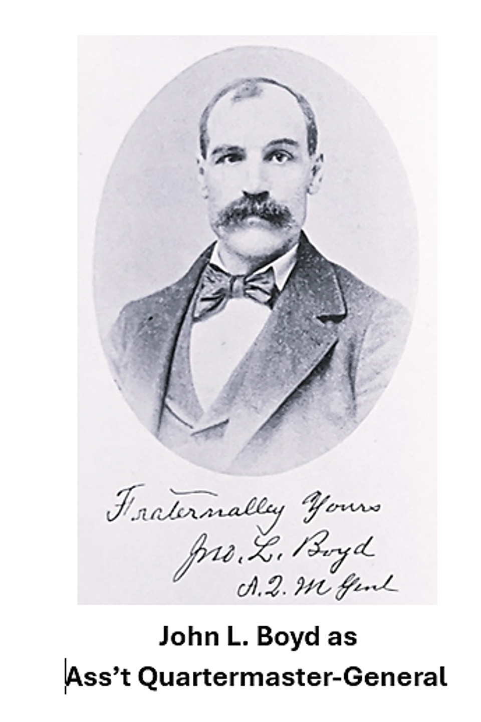John l. boyd   ass't qm general