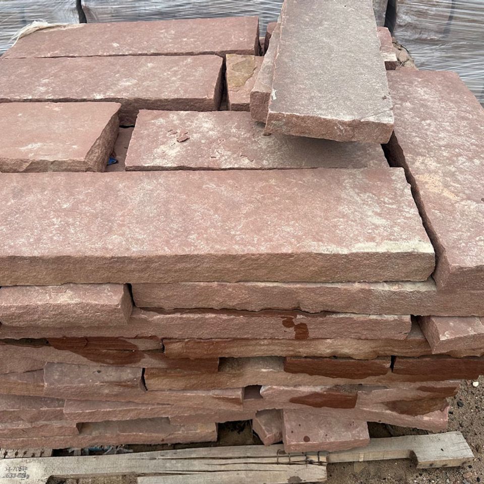 Colorado red strip stone 8 inch