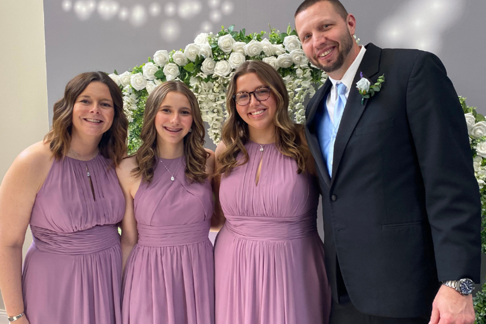 Rob rickman and family