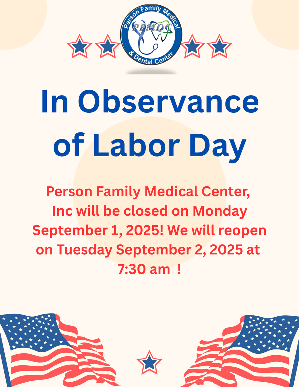 Labor day holiday 