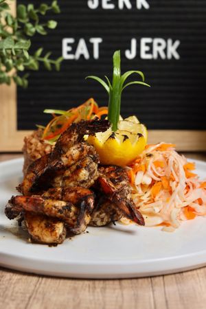 Jerk shrimp