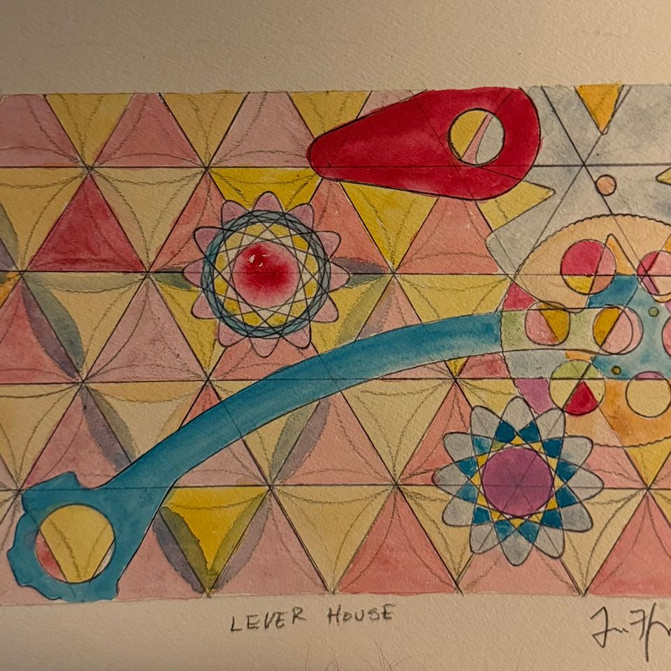 “lever house” 9x12 watercolor 2025 tim flynn