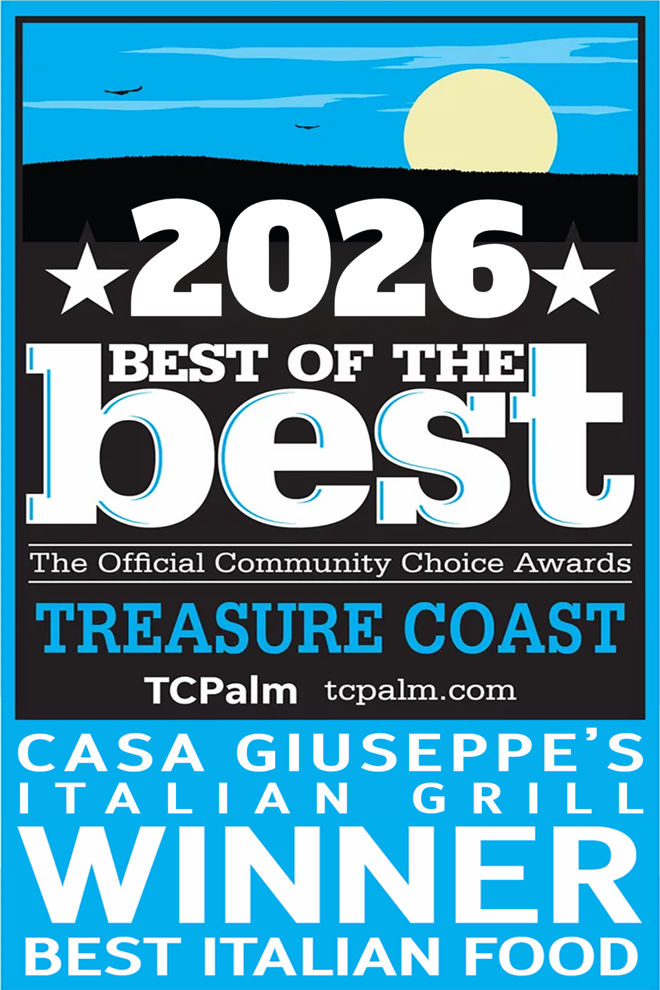 Best of the treasure coast logo 2026