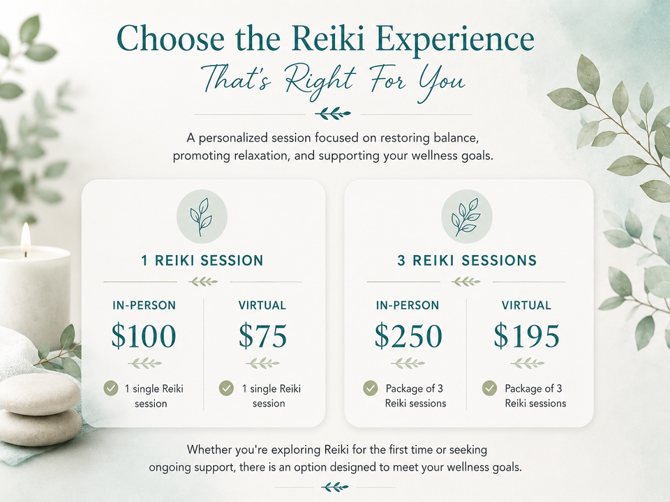 Reiki pricing updated inperson.virtual