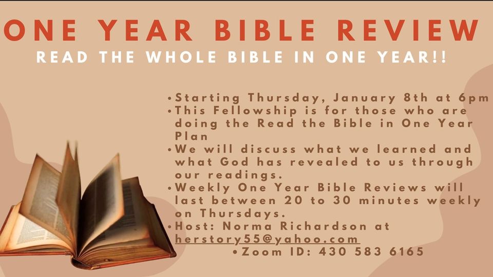 Read the bible in a year with norma1