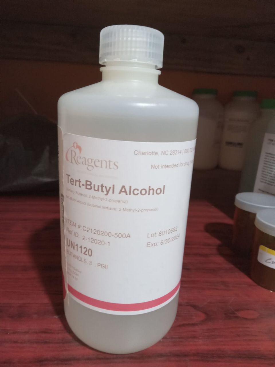 Tert butyl alcohol