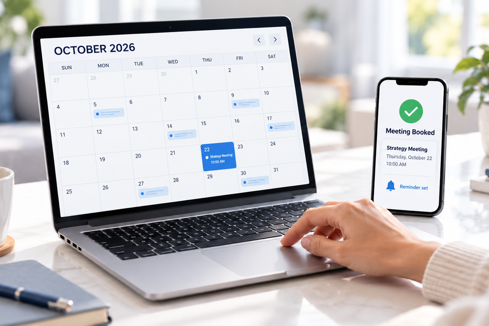 October calendar and meeting confirmation