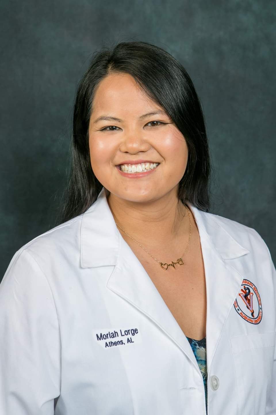 Head shot  white coat