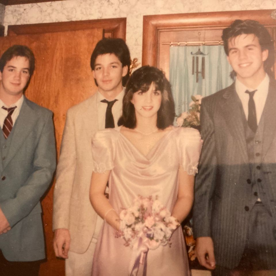 Pete and family in sunday best
