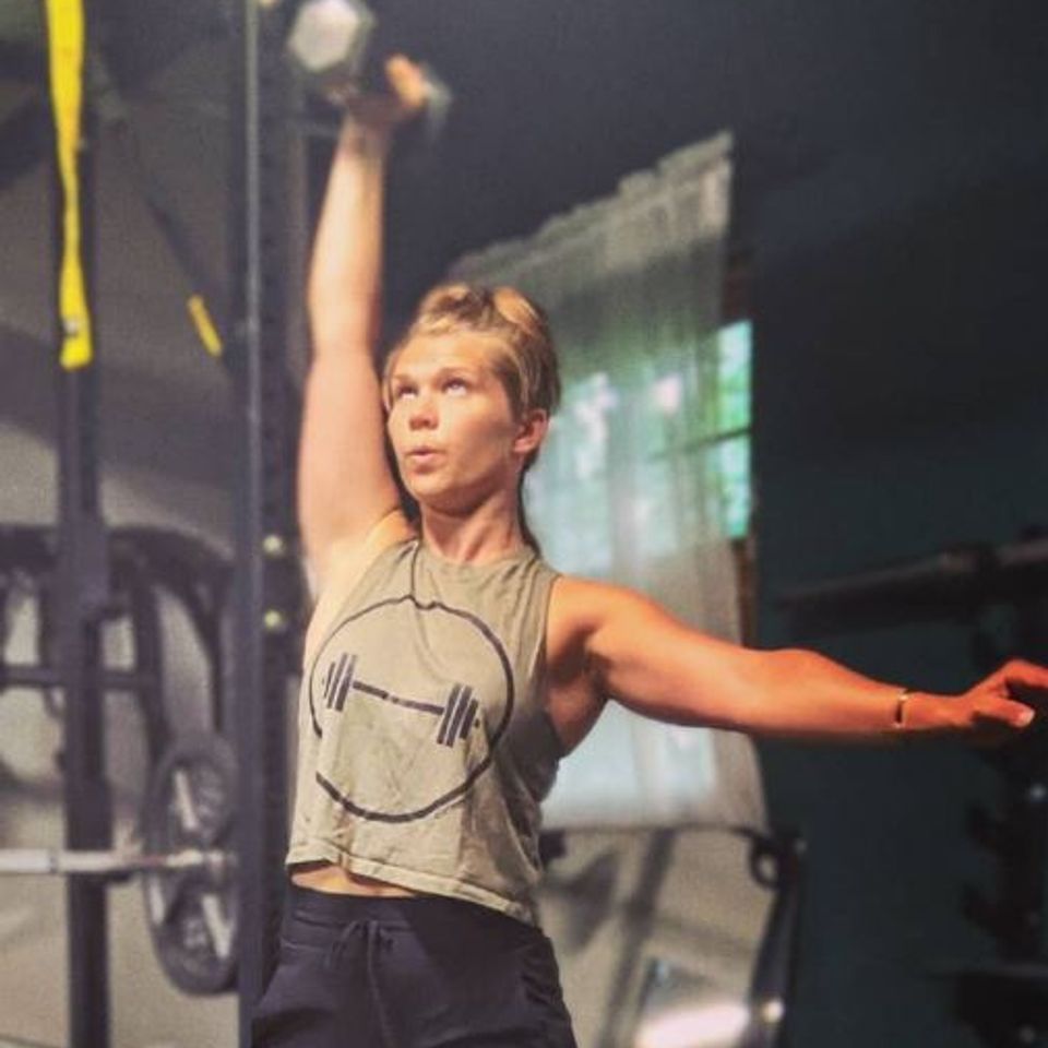 Daria Klipp, a personal trainer at Maximus Gym in Riverhead, NY