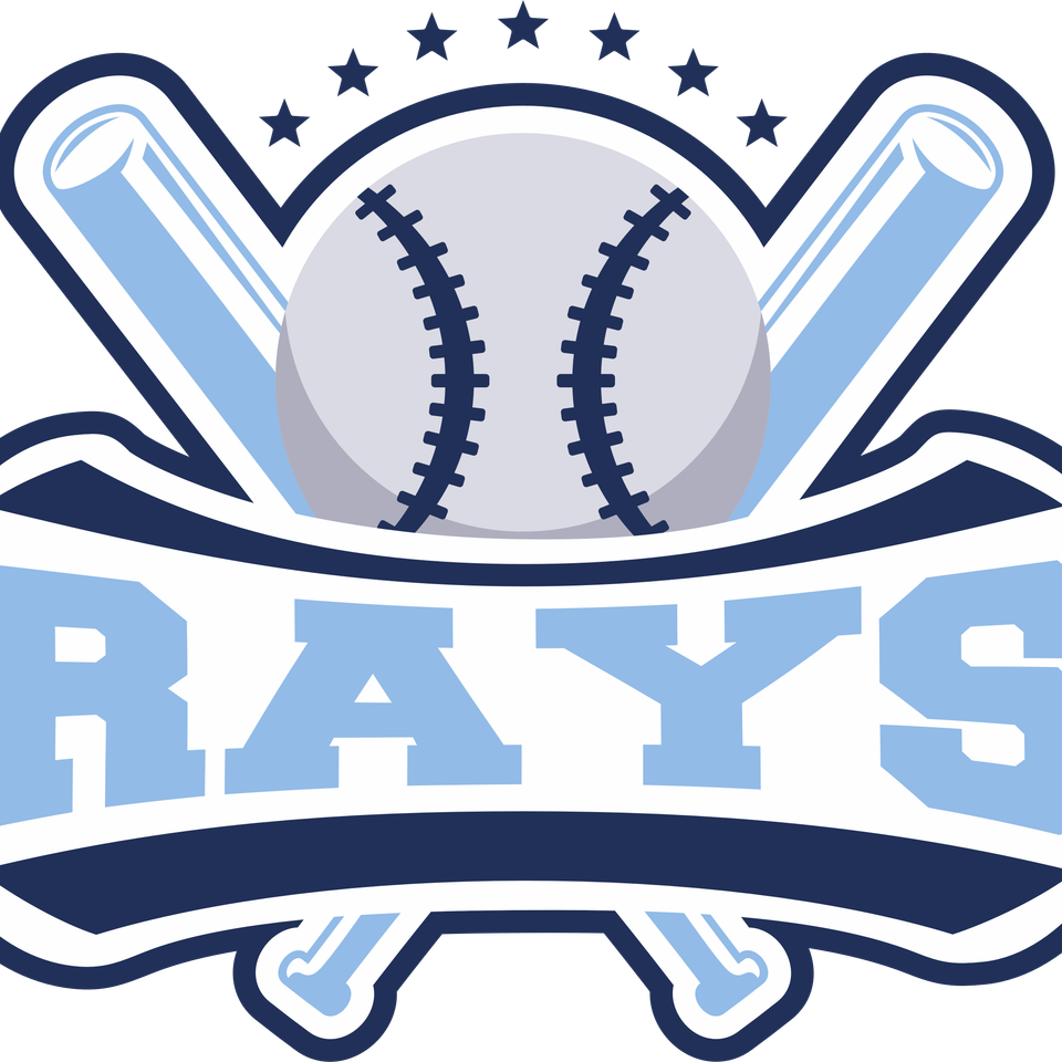 Sports   baseball rays baseball and bat 1
