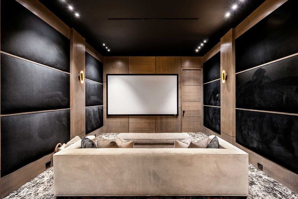 Home theater room