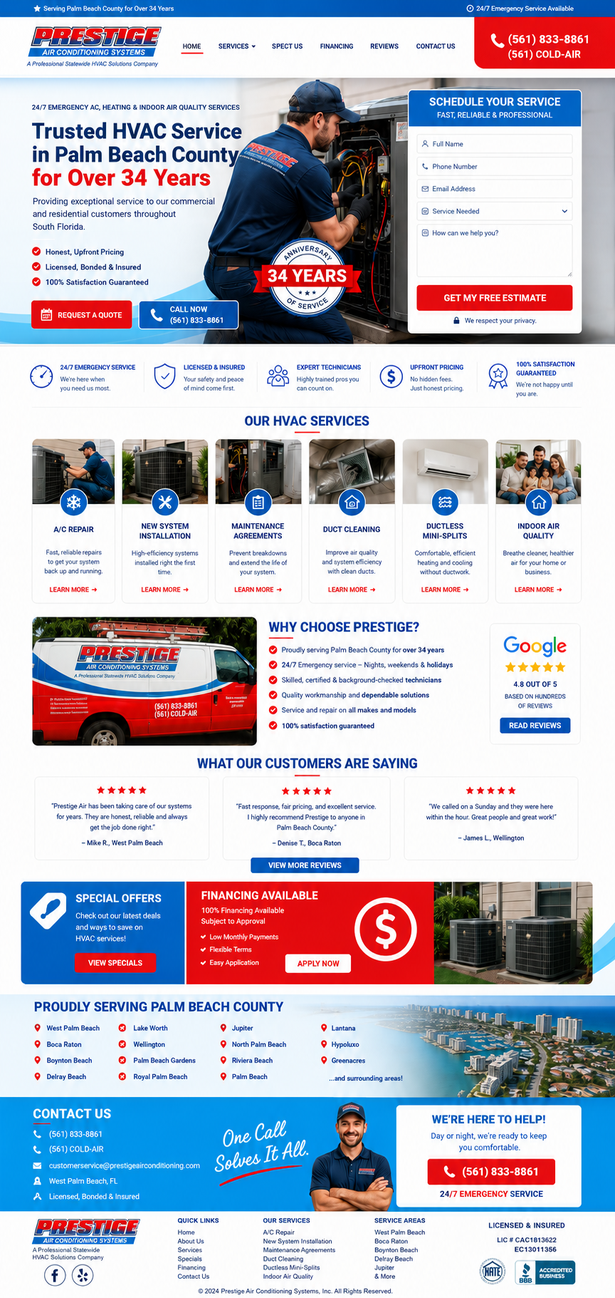 Prestige air conditioning systems revised mockup