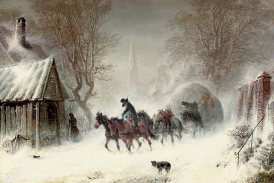 Hermann kauffmann   enduring the snowstorm
